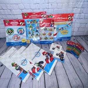 Super Mario Kart HUGE Birthday Party Decorations Pack